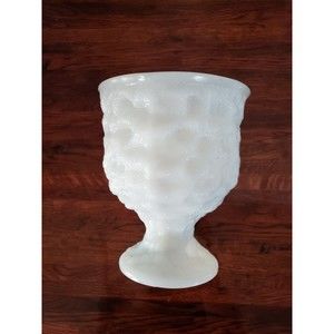 Vintage Brody Milk Glass Vase White USA Flower Floral Holder Decor